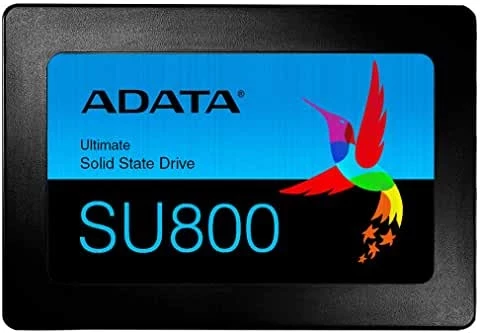 2.	ADATA SU800 512GB 3D-NAND 2.5 Inch SATA III High Speed Read & Write up to 560MB/s & 520MB/s Solid State Drive (ASU800SS-512GT-C)